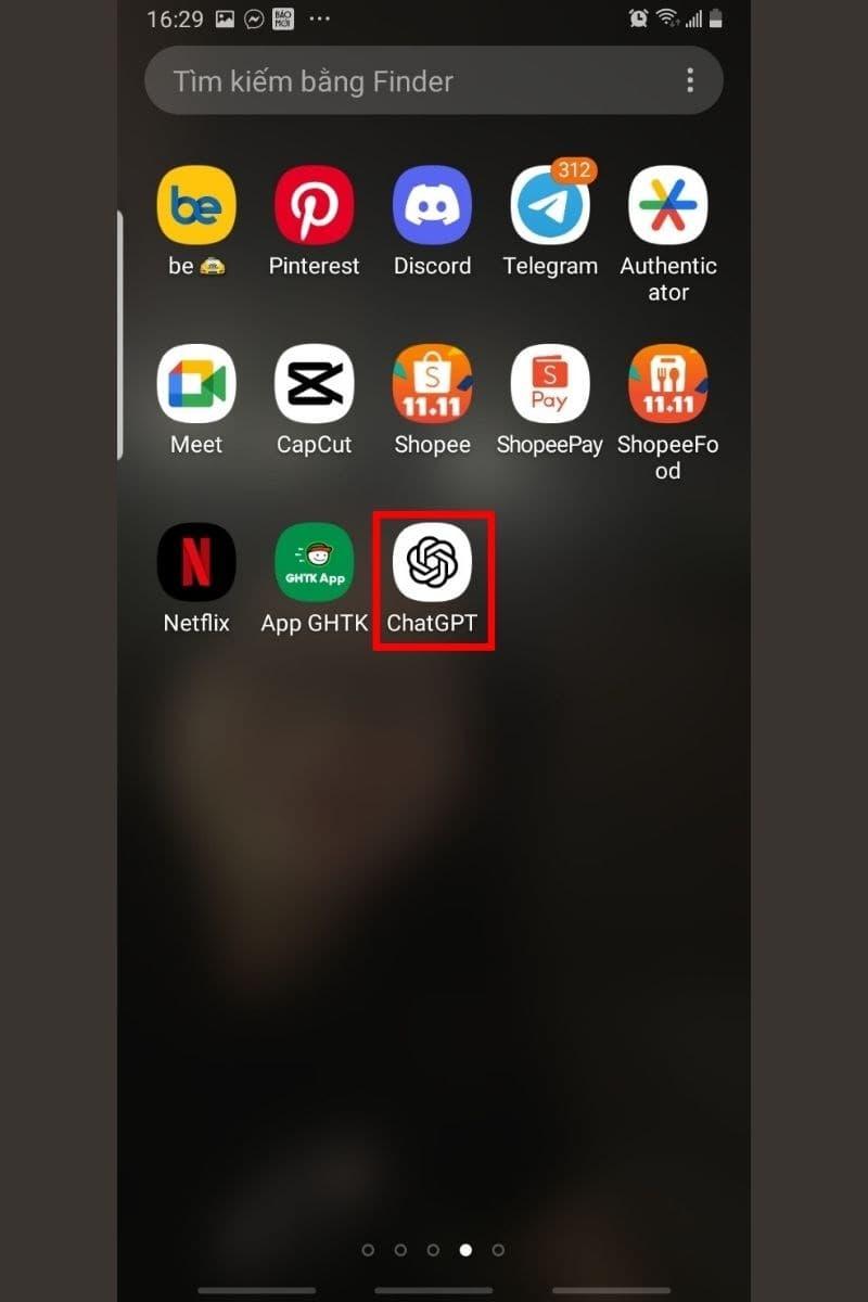 Hướng dẫn tạo tài khoản chatgpt trên điện thoại bước 1