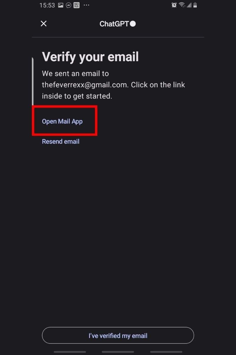 Hướng dẫn tạo tài khoản chatgpt trên điện thoại bước 5