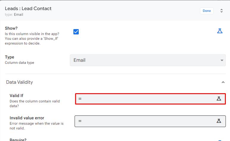 Khám phá các kiểu định dạng dữ liệu trong Appsheet