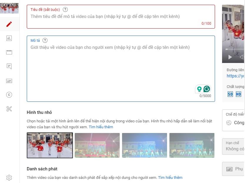 Sử dụng các kỹ thuật SEO Youtube