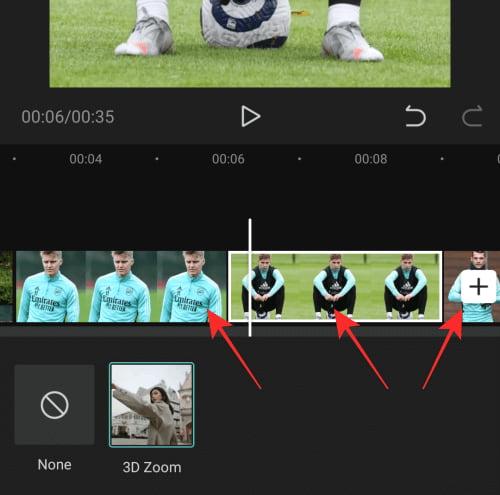 Làm tương tự cho các hình ảnh khác trong video zoom 3D