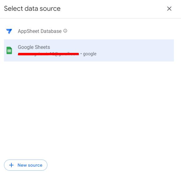 Lưu trữ dữ liệu của Appsheet bằng Google Sheet