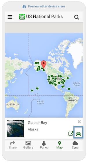 Map view trong Appsheet