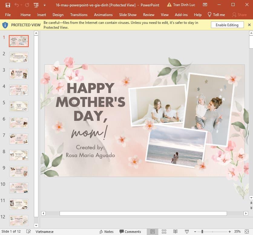 bài thuyết trình Powerpoint về gia đình 8