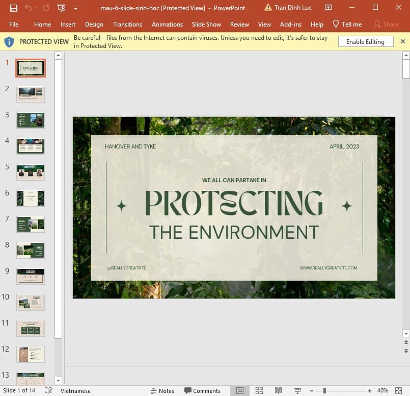 Tải ngay 50+ slide Powerpoint sinh học giúp bạn có bài thuyết trình đạt điểm cao