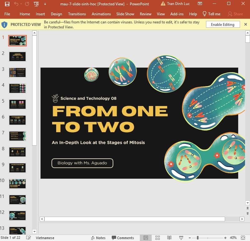 Tải ngay 50+ slide Powerpoint sinh học giúp bạn có bài thuyết trình đạt điểm cao