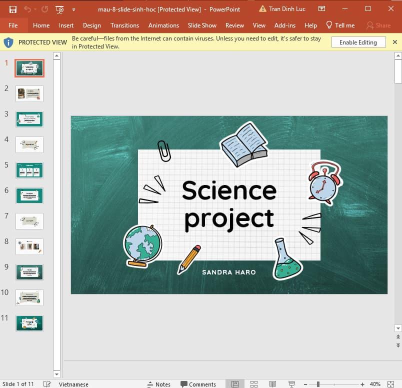 Tải ngay 50+ slide Powerpoint sinh học giúp bạn có bài thuyết trình đạt điểm cao