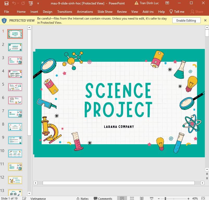 Tải ngay 50+ slide Powerpoint sinh học giúp bạn có bài thuyết trình đạt điểm cao