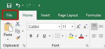 Mở file trên thanh công cụ