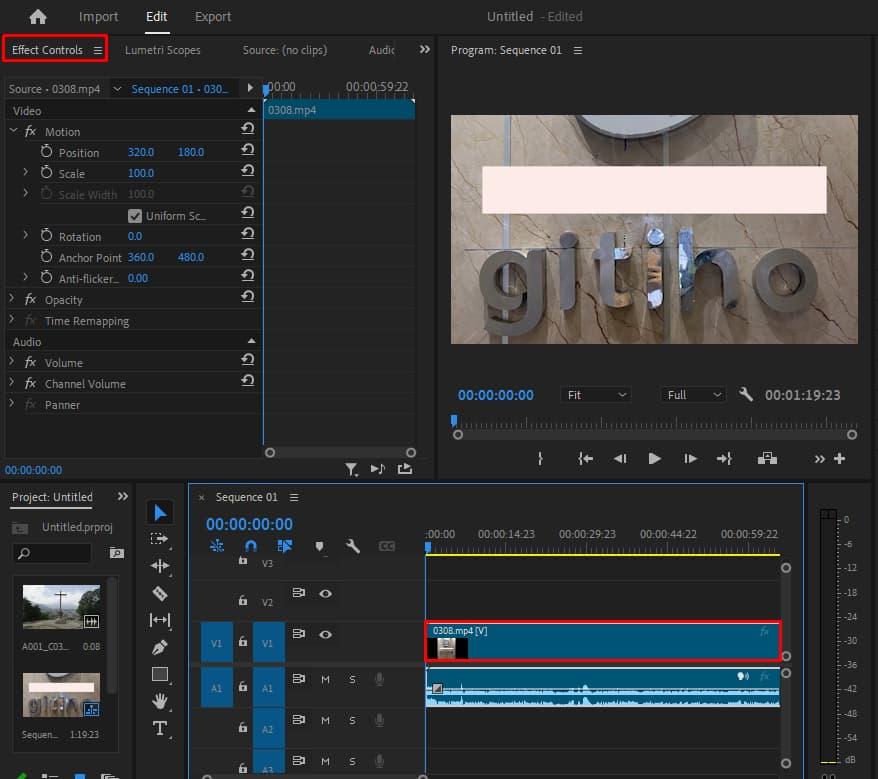 Mở hiệu ứng Denoise để lọc tạp âm - Cách 1 1