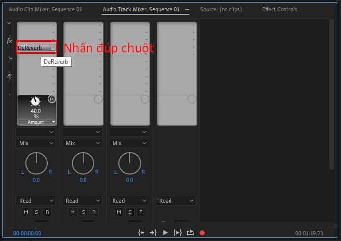 Mở hiệu ứng Denoise để lọc tạp âm - Cách 2 4