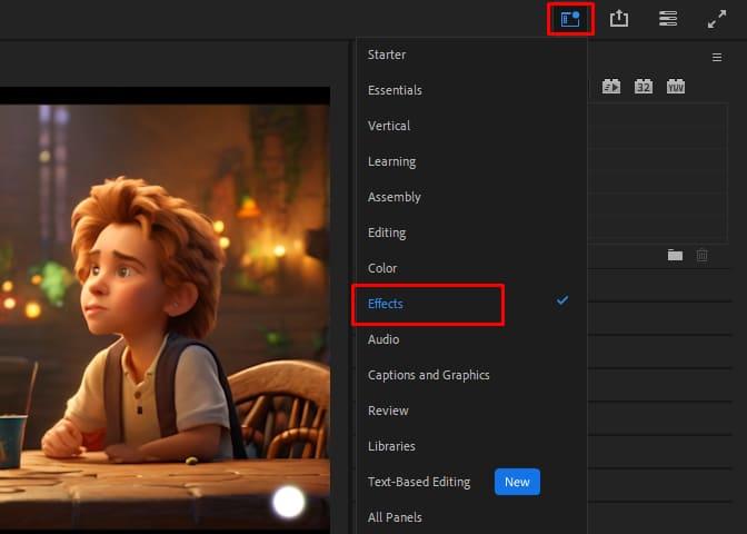Cách chỉnh độ sáng video trong premiere 1