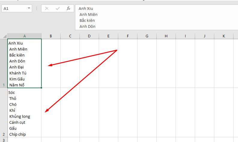 ngắt dòng bằng công cụ Find & Replace