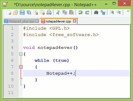 công cụ hỗ trợ lập trình Notepad ++
