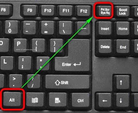 Phím tắt chụp ảnh màn hình Excel