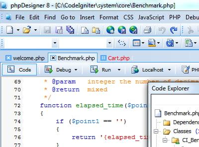 công cụ hỗ trợ lập trình PHP designer