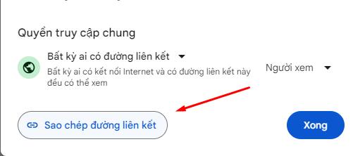 cách sử dụng Google Sheet khi sao chép đường liên kết