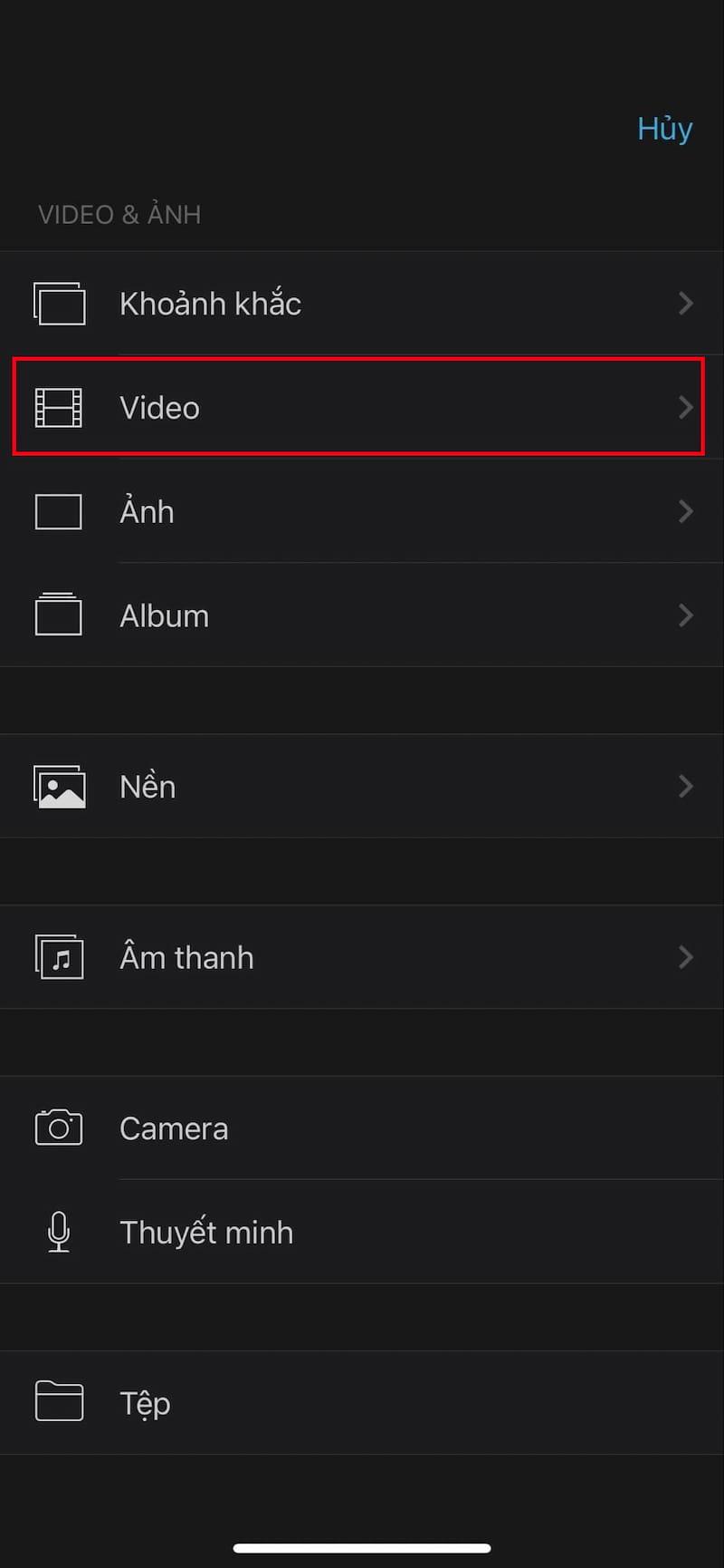 Tách âm thanh ra khỏi video trên iPhone bằng iMovie 6