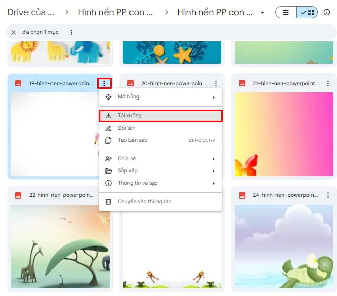tải 1 ảnh nền Powerpoint con vật