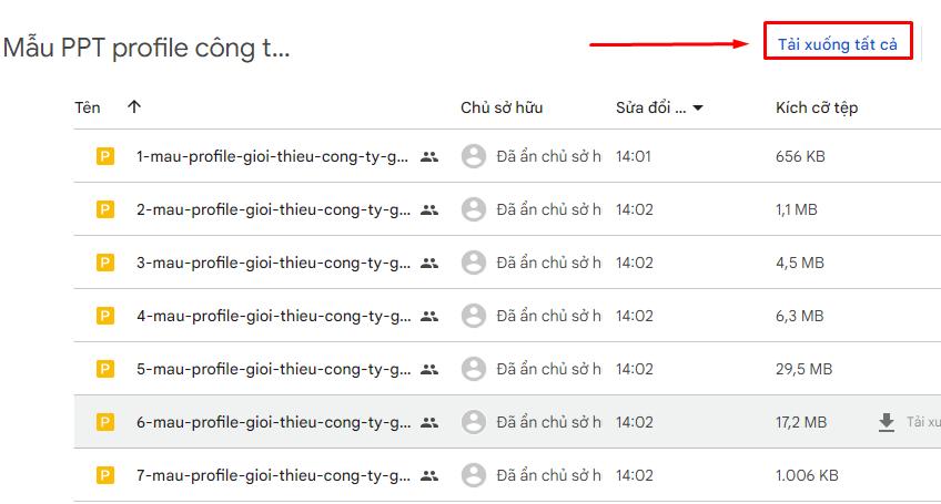 Tải 25 mẫu profile công ty bằng Powerpoint