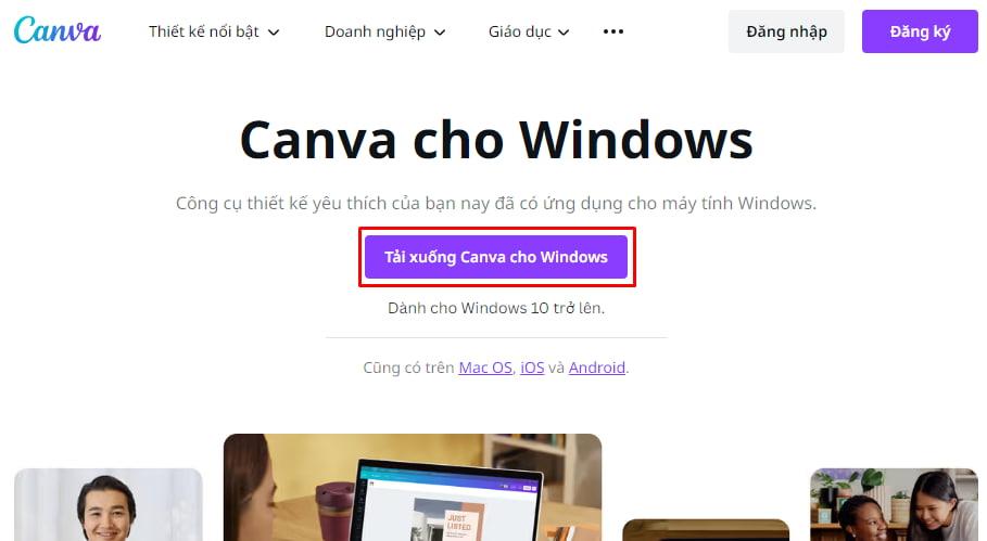 Tải Canva về máy tính cho Windows