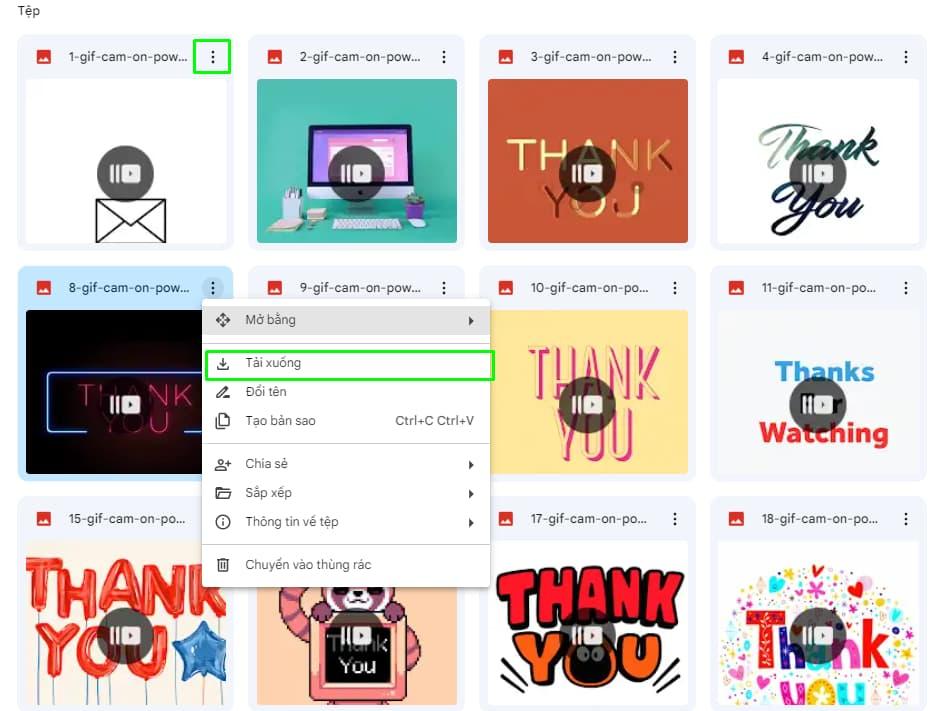 Tải hình động cảm ơn cho Powerpoint
