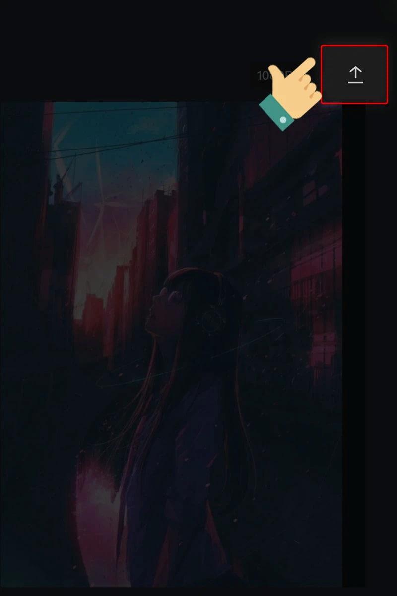 Tải mẫu lên Capcut