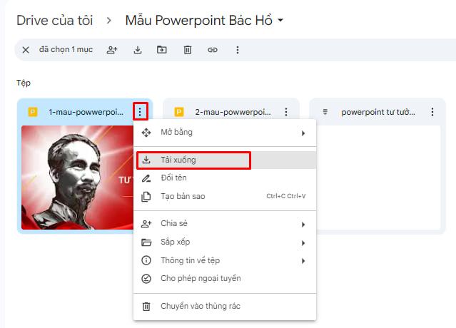 mẫu Powerpoint về Bác Hồ 1
