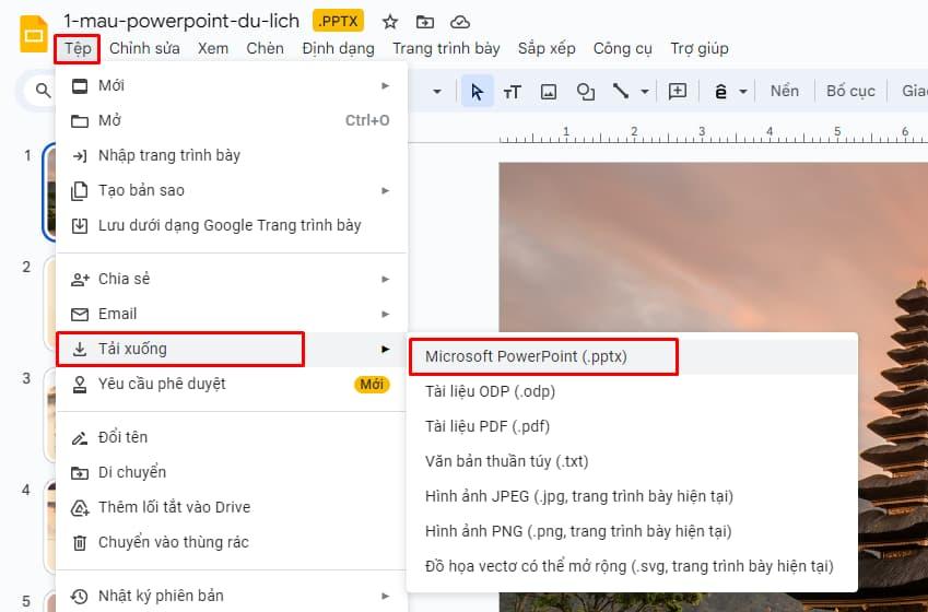 tải miễn phí template Powerpoint du lịch 2