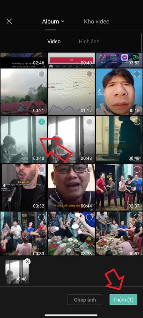 Tải video cần thêm phụ đề tự động lên Capcut