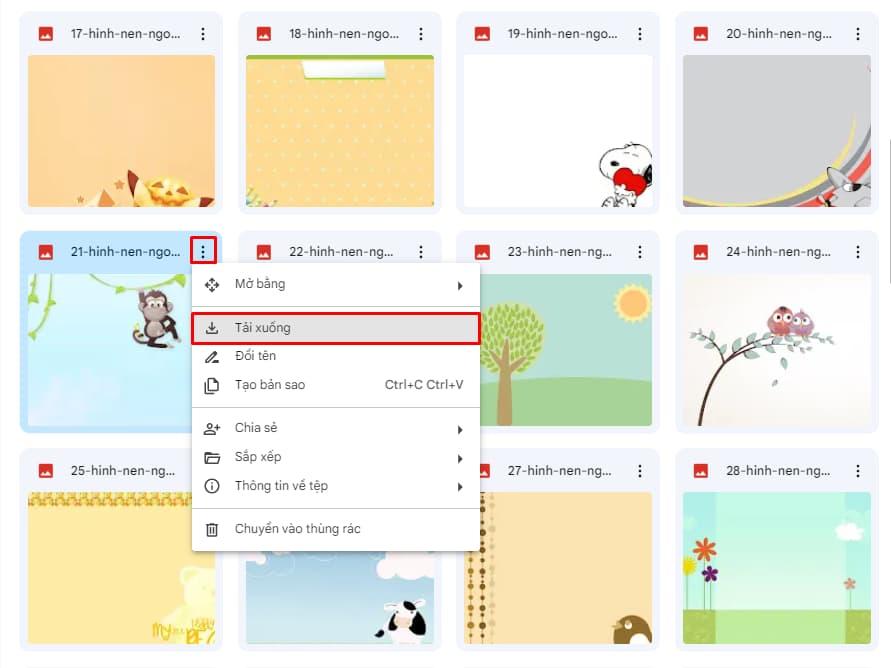 Cách tải hình nền ngộ nghĩnh về máy