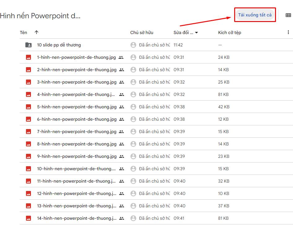 Tải tất cả hình nền dễ thương trên drive về máy tính