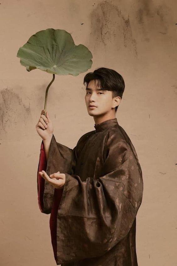 tạo dáng chụp ảnh tết cho nam 1