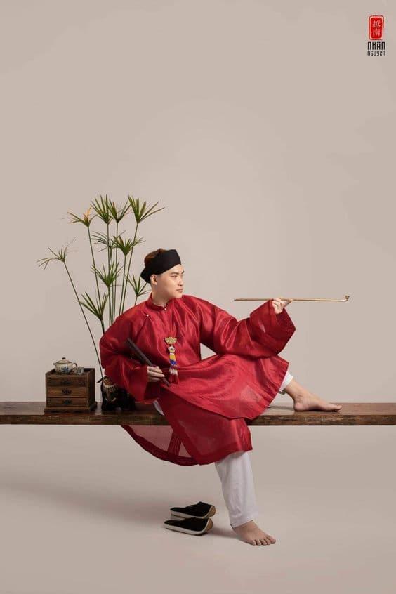 tạo dáng chụp ảnh tết cho nam 15