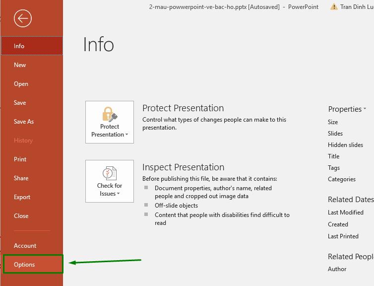 Tạo dấu tích trên Powerpoint bằng AutoCorrect Options 1