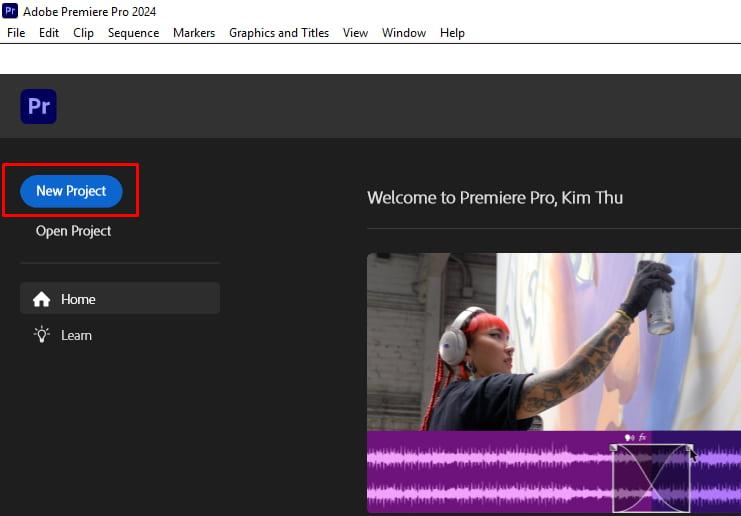 Cách chèn ảnh vào Adobe Premiere 1