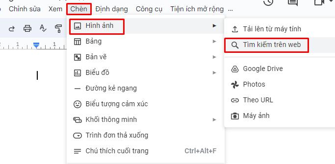 Tạo khung tài liệu googel docs bằng hình ảnh 1