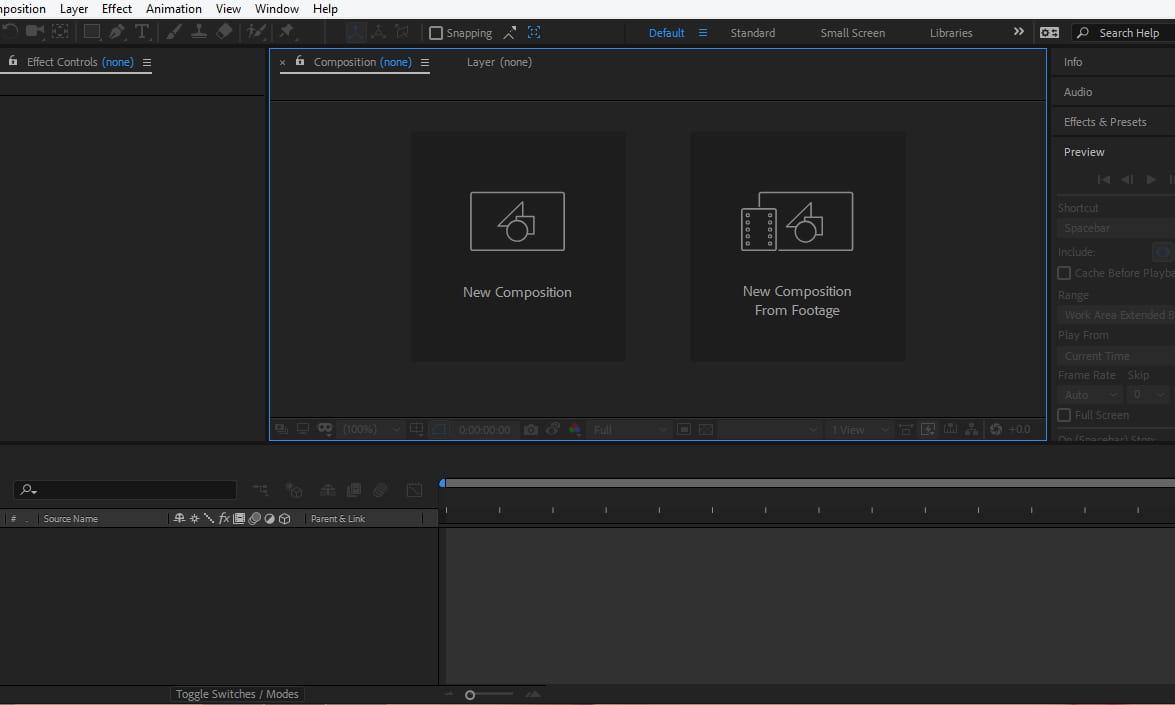 tạo video sóng nhạc online trên After Effect