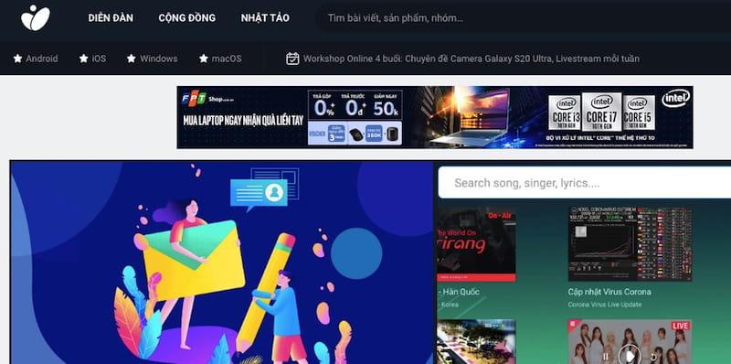 Tham gia vào cộng đồng, diễn đàn trực tuyến về lập trình và thiết kế web