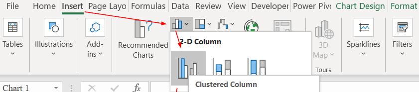 Thao tác vẽ biểu đồ 1