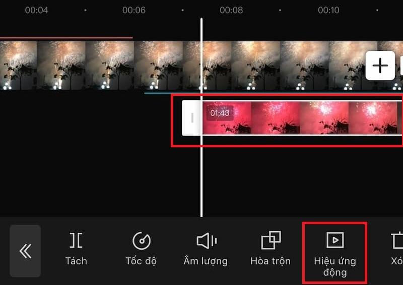 Thêm hiệu ứng động cho lớp phủ