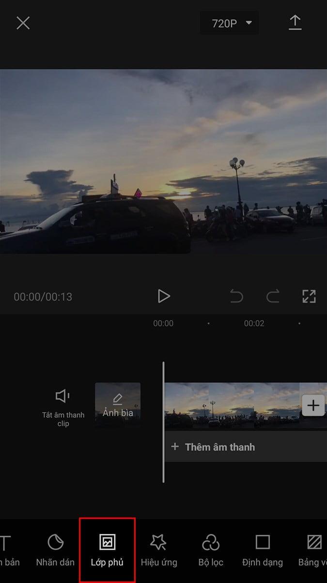 Xuất và lưu video Capcut