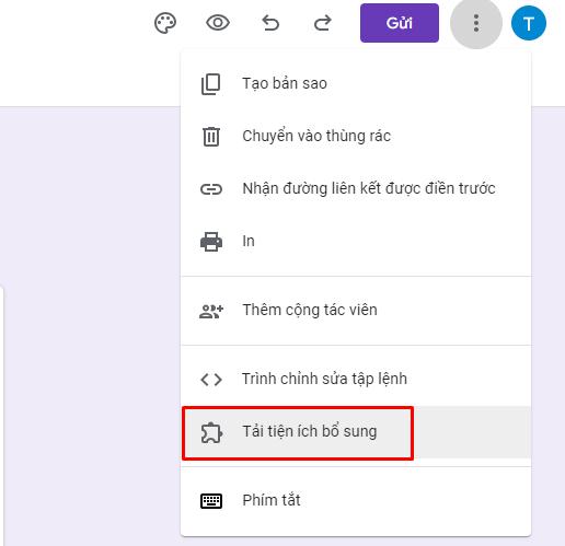 Tiện ích bổ sung của Google Form 2