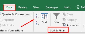 cách sort ngày tháng trong excel