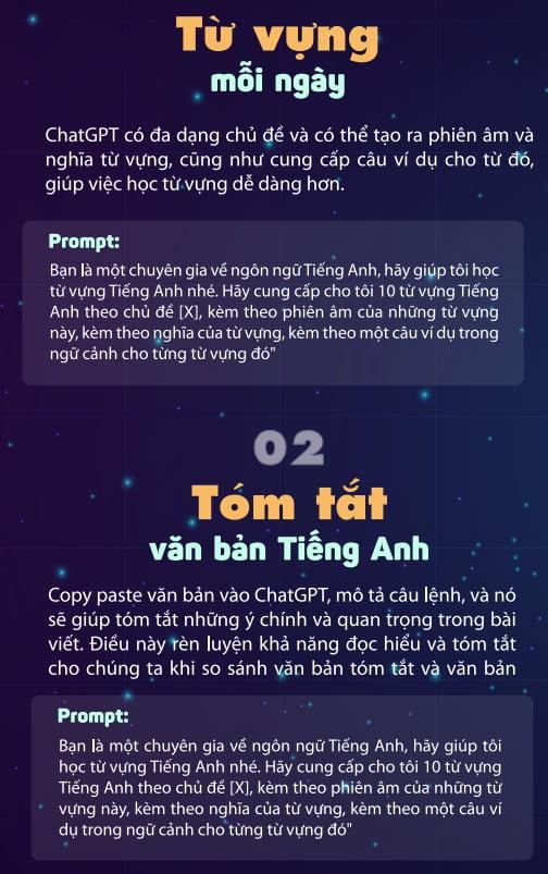 Ứng dụng chatgpt để học tiếng Anh