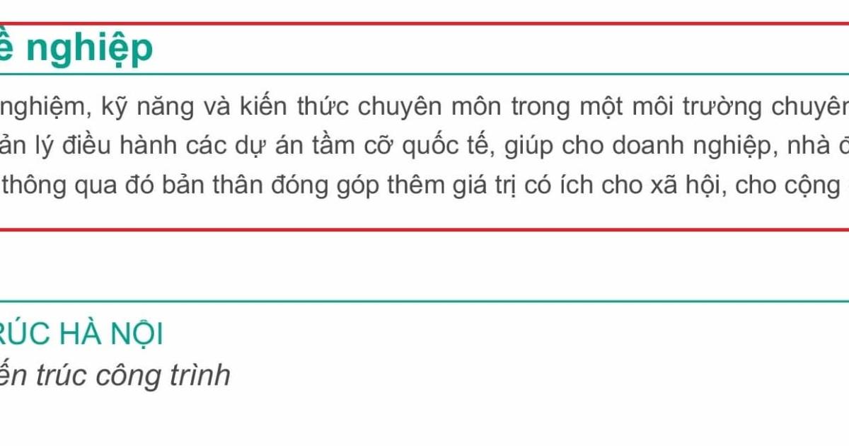 Vai trò mục tiêu nghề nghiệp trong CV