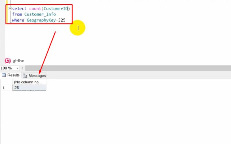 Ví dụ về câu lệnh SELECT COUNT trong SQL  3