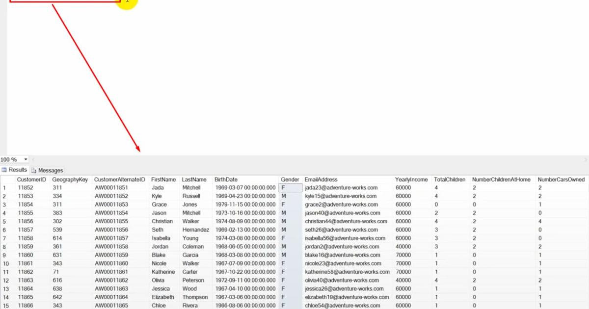 Ví dụ về hàm SELECT trong SQL 4