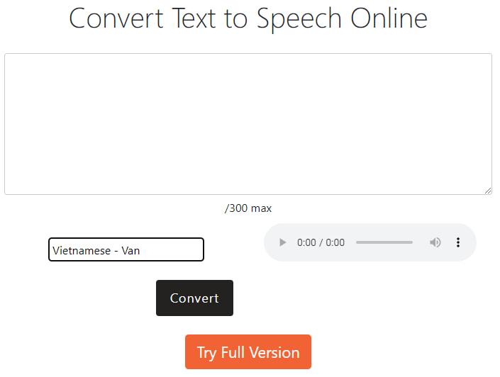 website chuyển văn bản thành giọng nói trực tuyến Notevibes