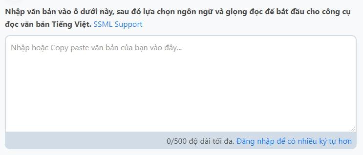 website chuyển văn bản thành giọng nói trực tuyến TTSFree